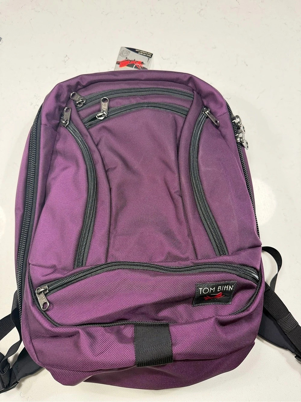 Tom Bihn Synapse 19 Purple & Black Nylon Backpack NWT